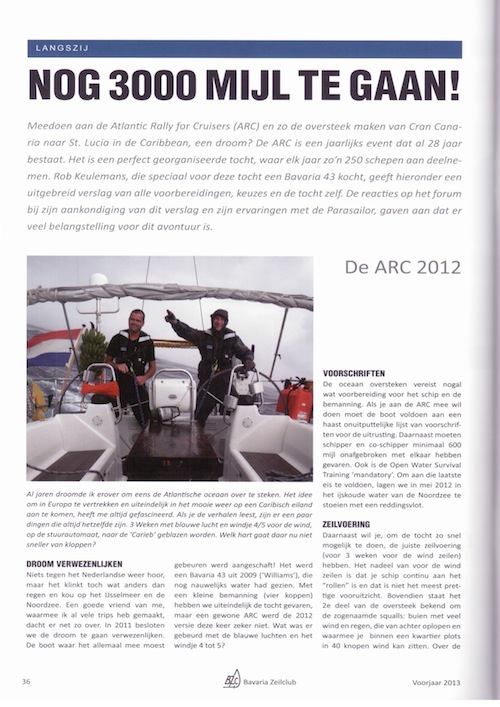 ARC 2012 Wiiliams verslag